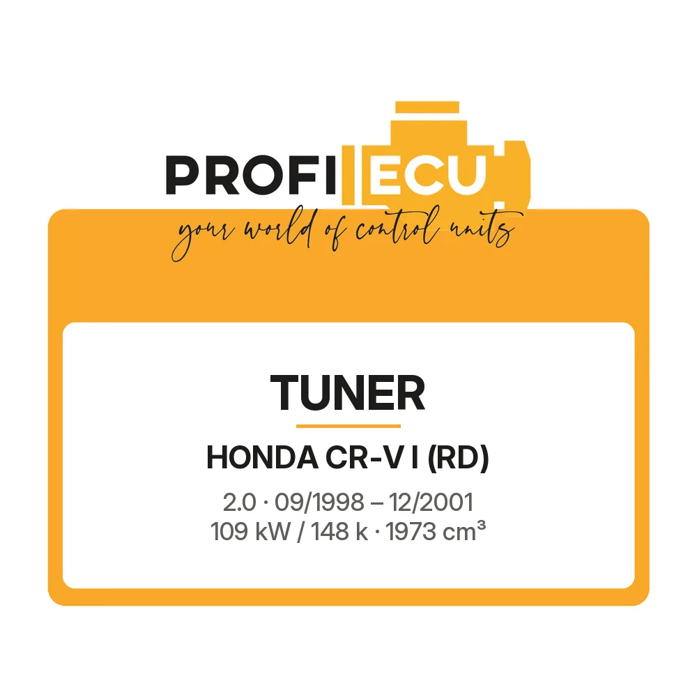 Etiketa ProfiECU: Tuner pro Honda CR-V I 2.0 109 kW