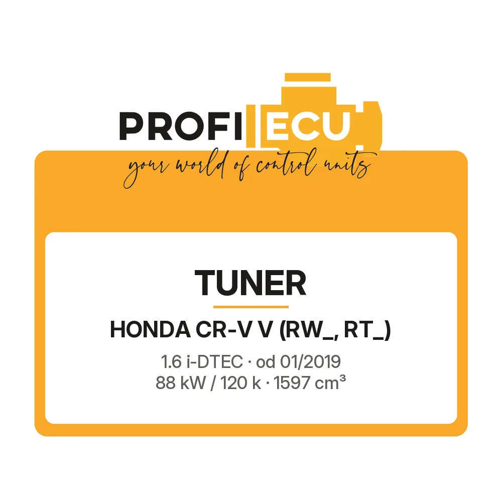 Etiketa ProfiECU: Tuner pro Honda CR-V V 1.6 i-DTEC 88 kW