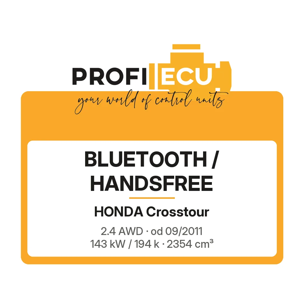 Etiketa ProfiECU: Bluetooth / Handsfree pro Honda Crosstour 2.4 AWD 143 kW