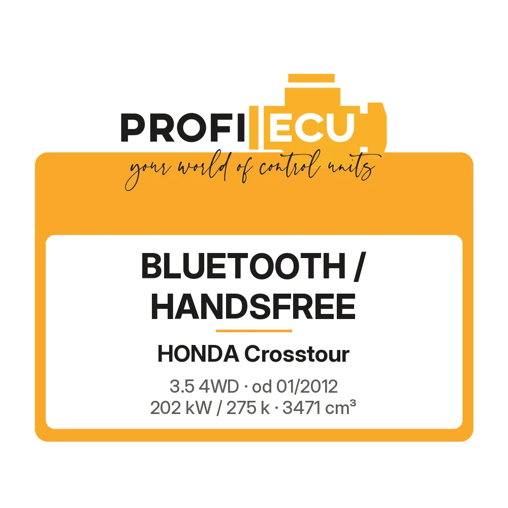 Etiketa ProfiECU: Bluetooth / Handsfree pro Honda Crosstour 3.5 4WD 202 kW