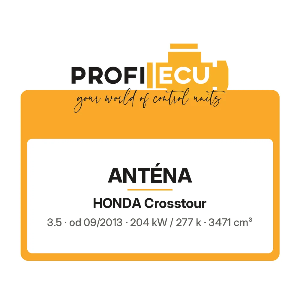 Etiketa ProfiECU: Anténa pro Honda Crosstour 3.5 204 kW