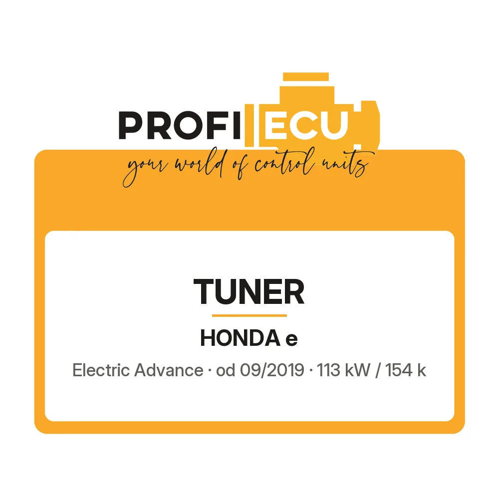 Etiketa ProfiECU: Tuner pro Honda e Electric Advance