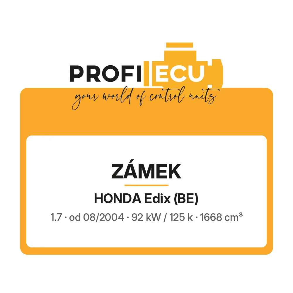 Etiketa ProfiECU: Zámek pro Honda Edix 1.7 92 kW