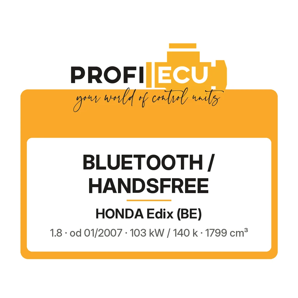 Etiketa ProfiECU: Bluetooth / Handsfree pro Honda Edix 1.8 103 kW