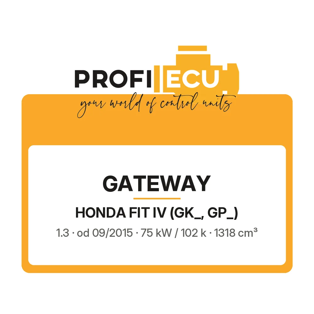 Etiketa ProfiECU: GATEWAY pro Honda FIT IV 1.3 75 kW