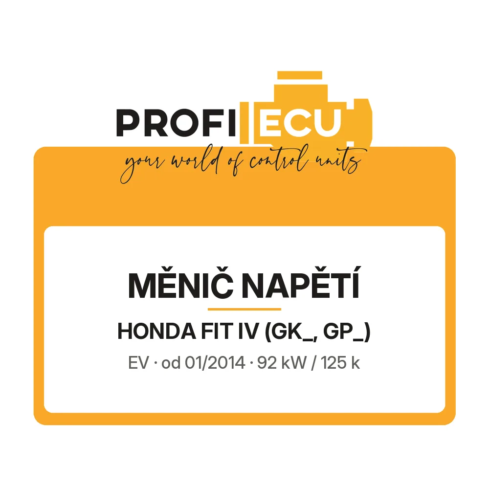 Etiketa ProfiECU: Měnič napětí pro Honda FIT IV EV