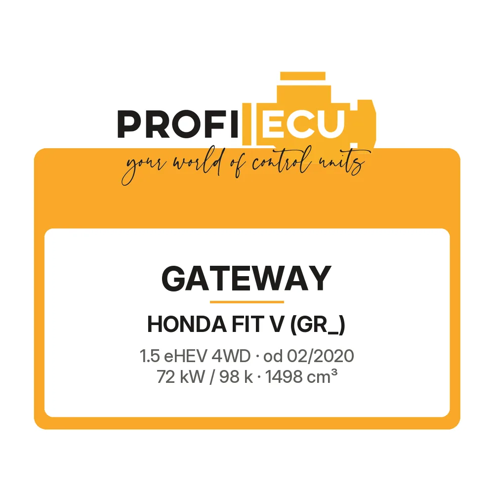 Etiketa ProfiECU: GATEWAY pro Honda FIT V 1.5 eHEV 4WD 72 kW