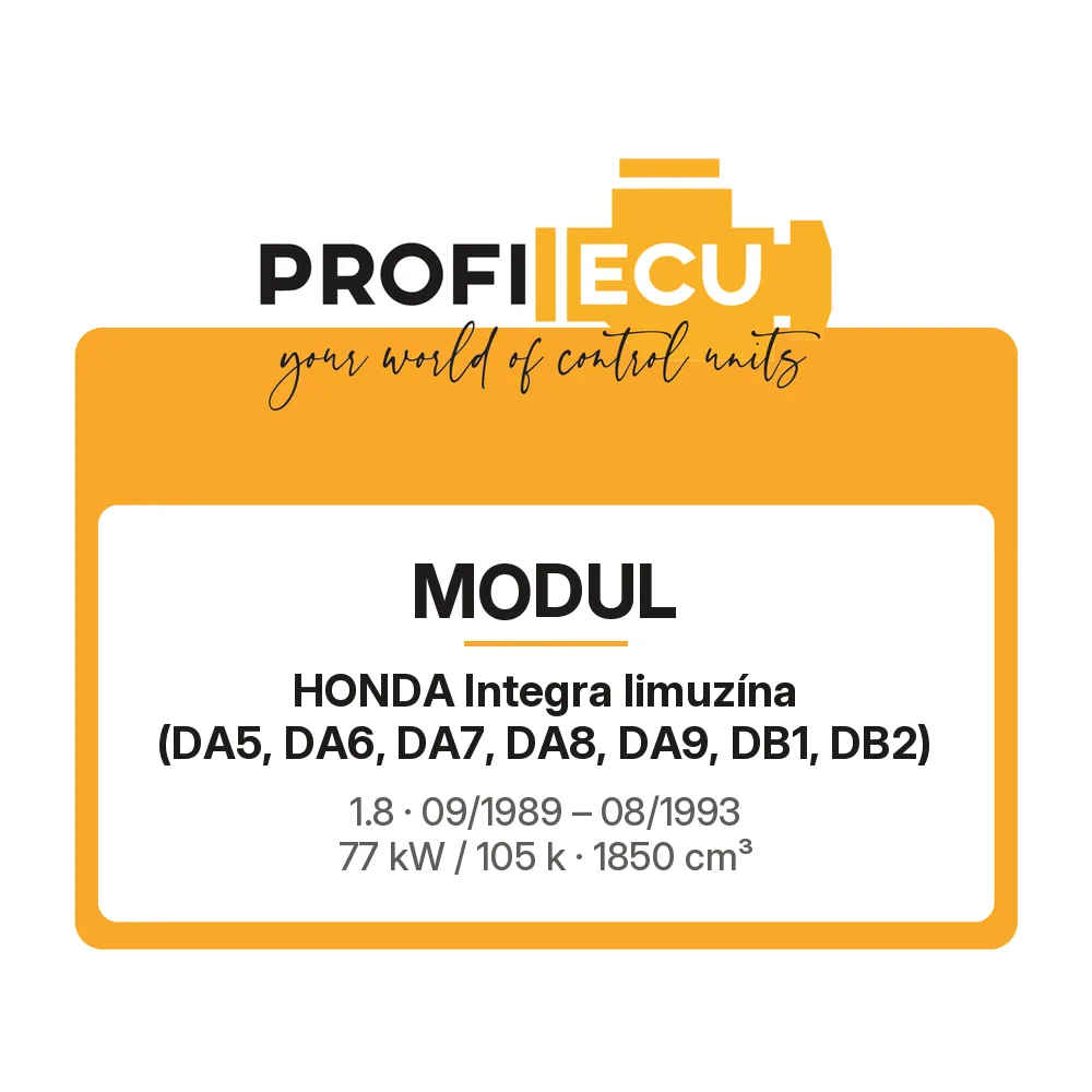 Etiketa ProfiECU: Modul pro Honda Integra limuzína 1.8 77 kW