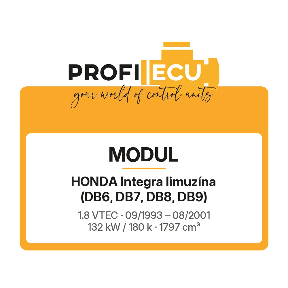 Etiketa ProfiECU: Modul pro Honda Integra limuzína 1.8 VTEC 132 kW