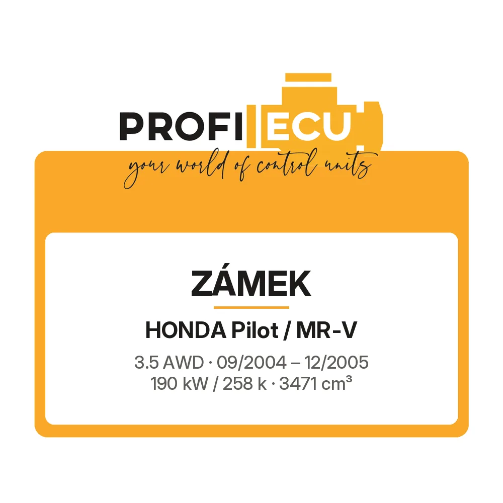 Etiketa ProfiECU: Zámek pro Honda Pilot / MR-V 3.5 AWD 190 kW