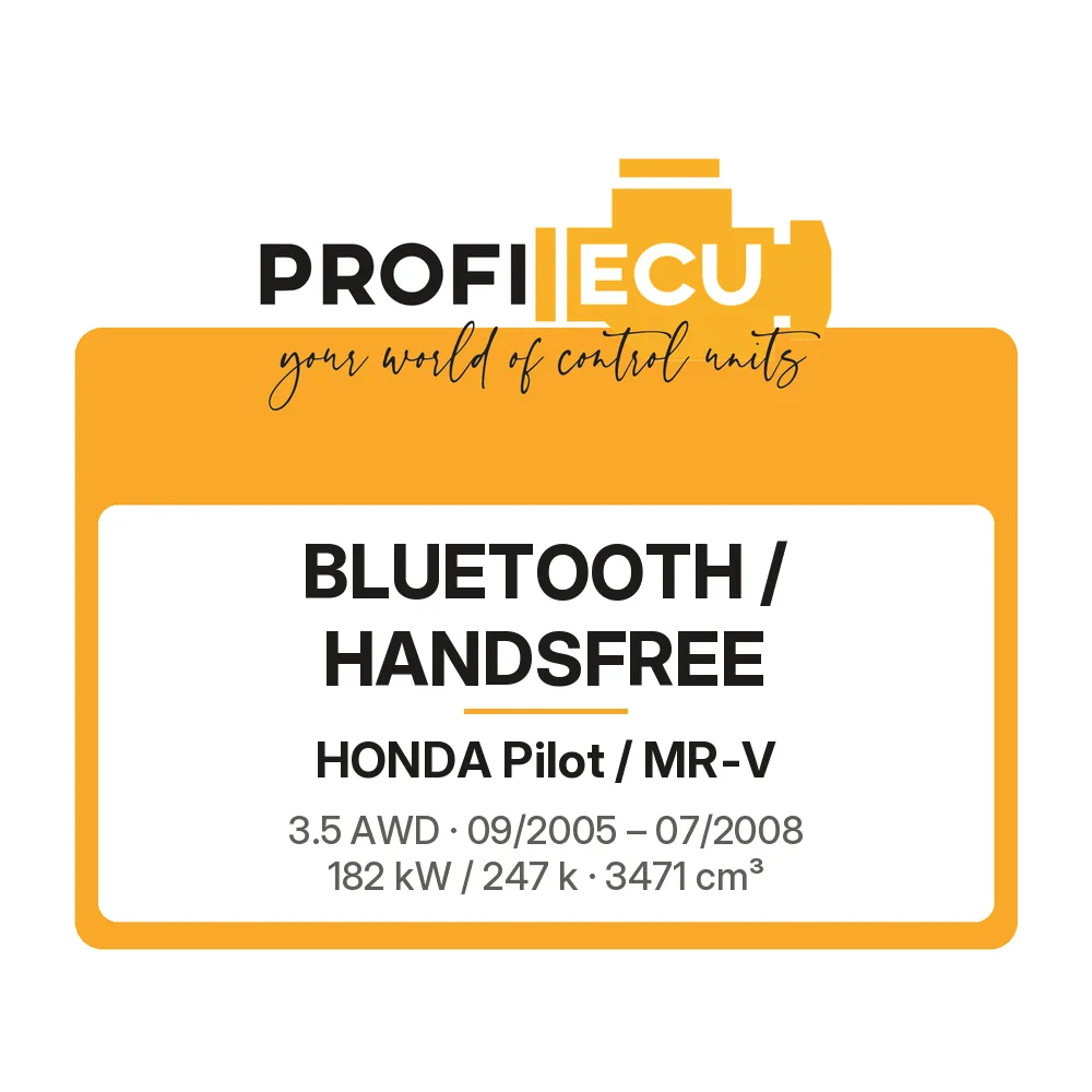 Etiketa ProfiECU: Bluetooth / Handsfree pro Honda Pilot / MR-V 3.5 AWD 182 kW