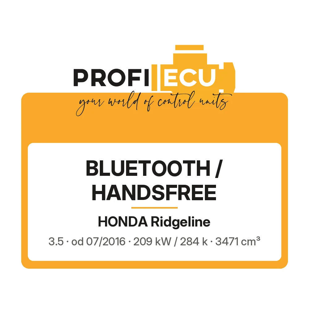 Etiketa ProfiECU: Bluetooth / Handsfree pro Honda Ridgeline 3.5 209 kW