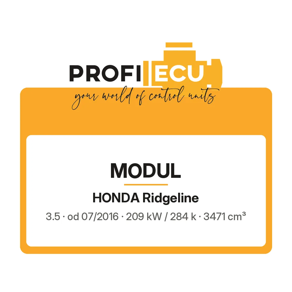 Etiketa ProfiECU: Modul pro Honda Ridgeline 3.5 209 kW