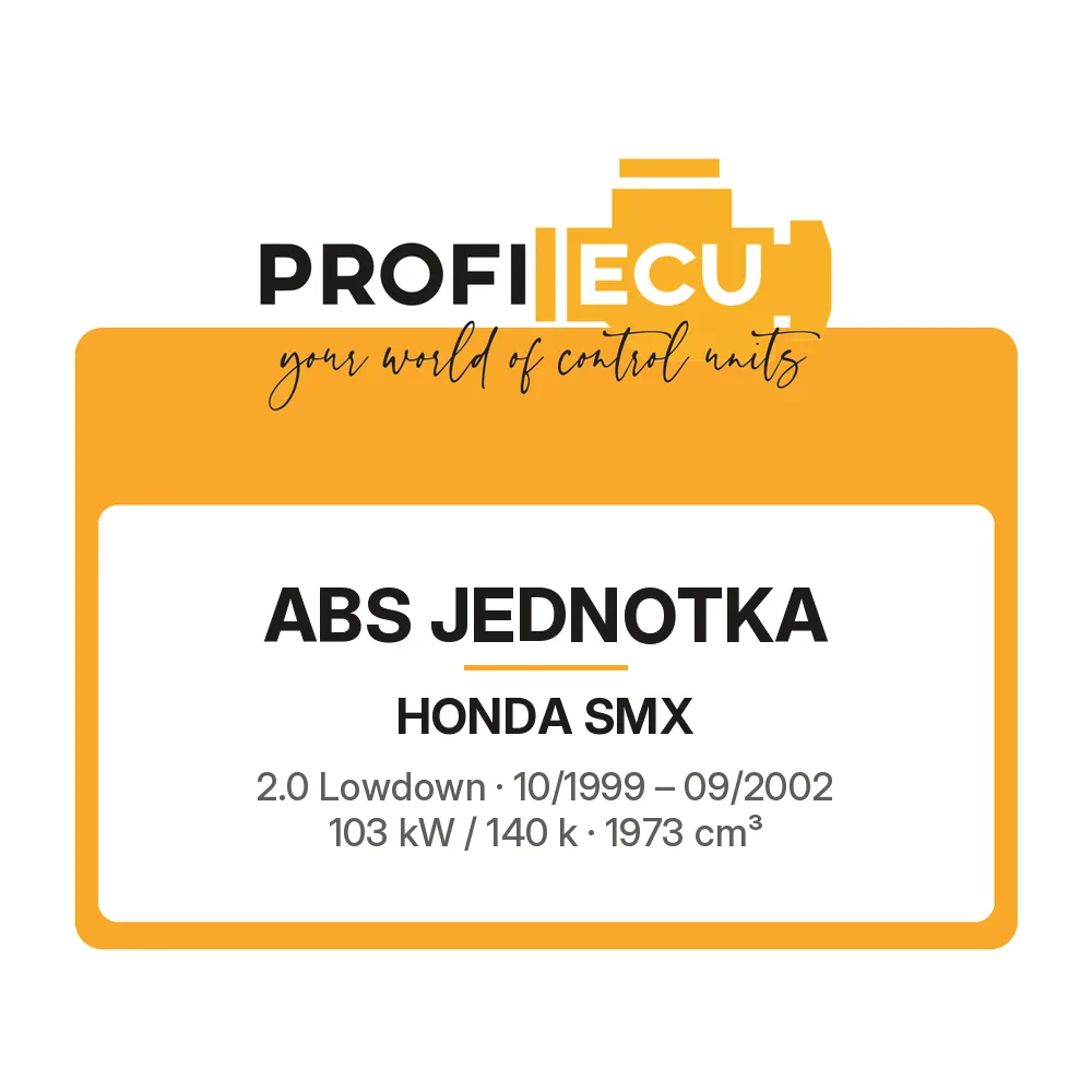 Etiketa ProfiECU: ABS jednotka pro Honda SMX 2.0 Lowdown 103 kW