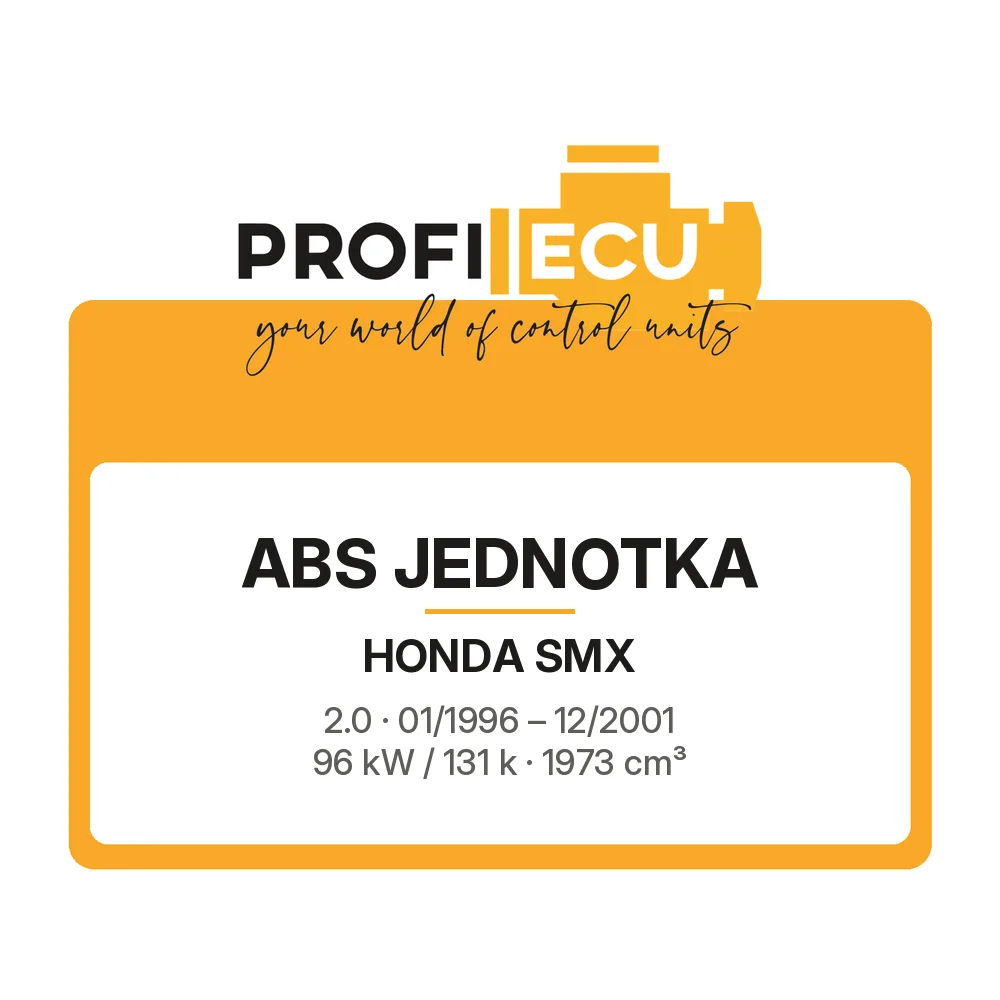 Etiketa ProfiECU: ABS jednotka pro Honda SMX 2.0 96 kW