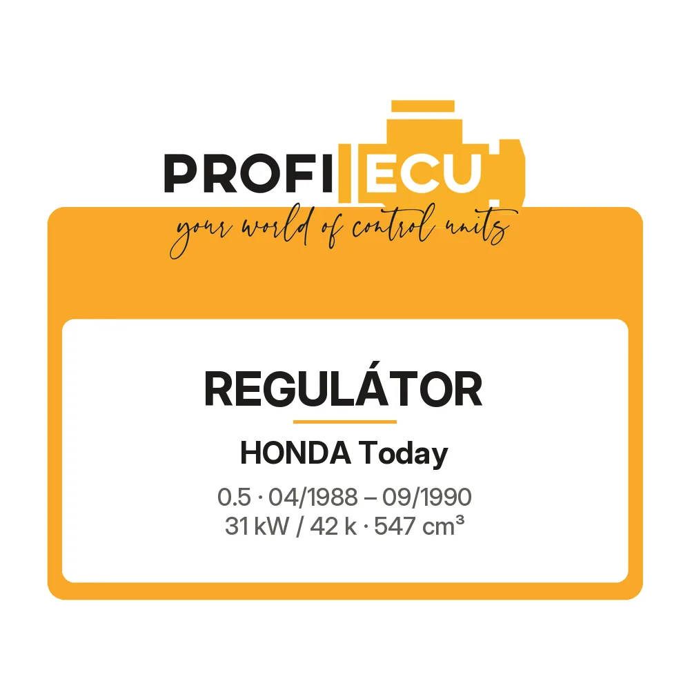 Etiketa ProfiECU: Regulátor pro Honda Today 0.5 31 kW