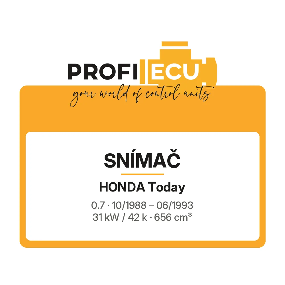 Etiketa ProfiECU: Snímač pro Honda Today 0.7 31 kW
