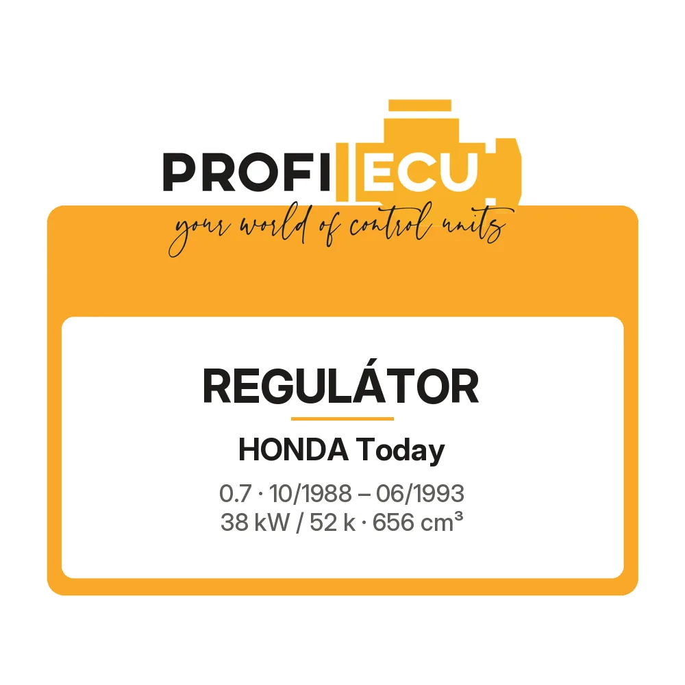 Etiketa ProfiECU: Regulátor pro Honda Today 0.7 38 kW