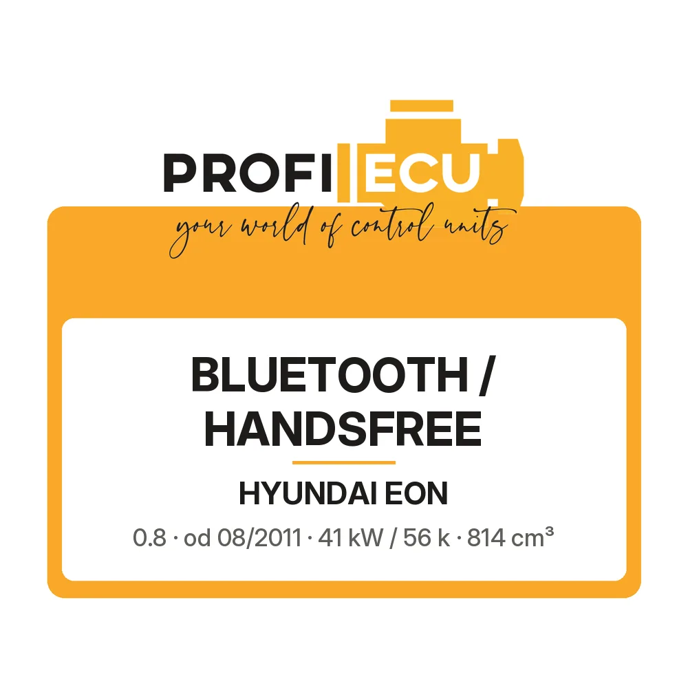Etiketa ProfiECU: Bluetooth / Handsfree pro Hyundai EON 0.8 41 kW