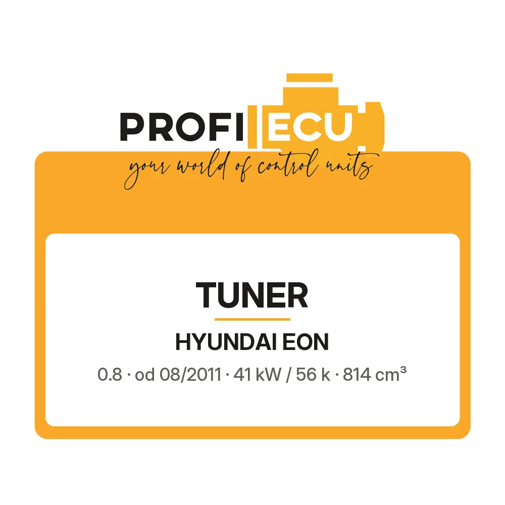 Etiketa ProfiECU: Tuner pro Hyundai EON 0.8 41 kW