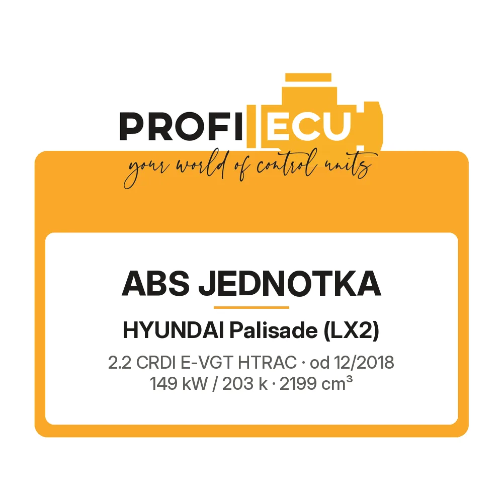 Etiketa ProfiECU: ABS jednotka pro Hyundai Palisade 2.2 CRDI E-VGT HTRAC 149 kW
