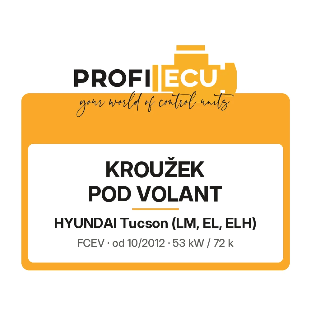 Etiketa ProfiECU: Kroužek pod volant pro Hyundai Tucson FCEV
