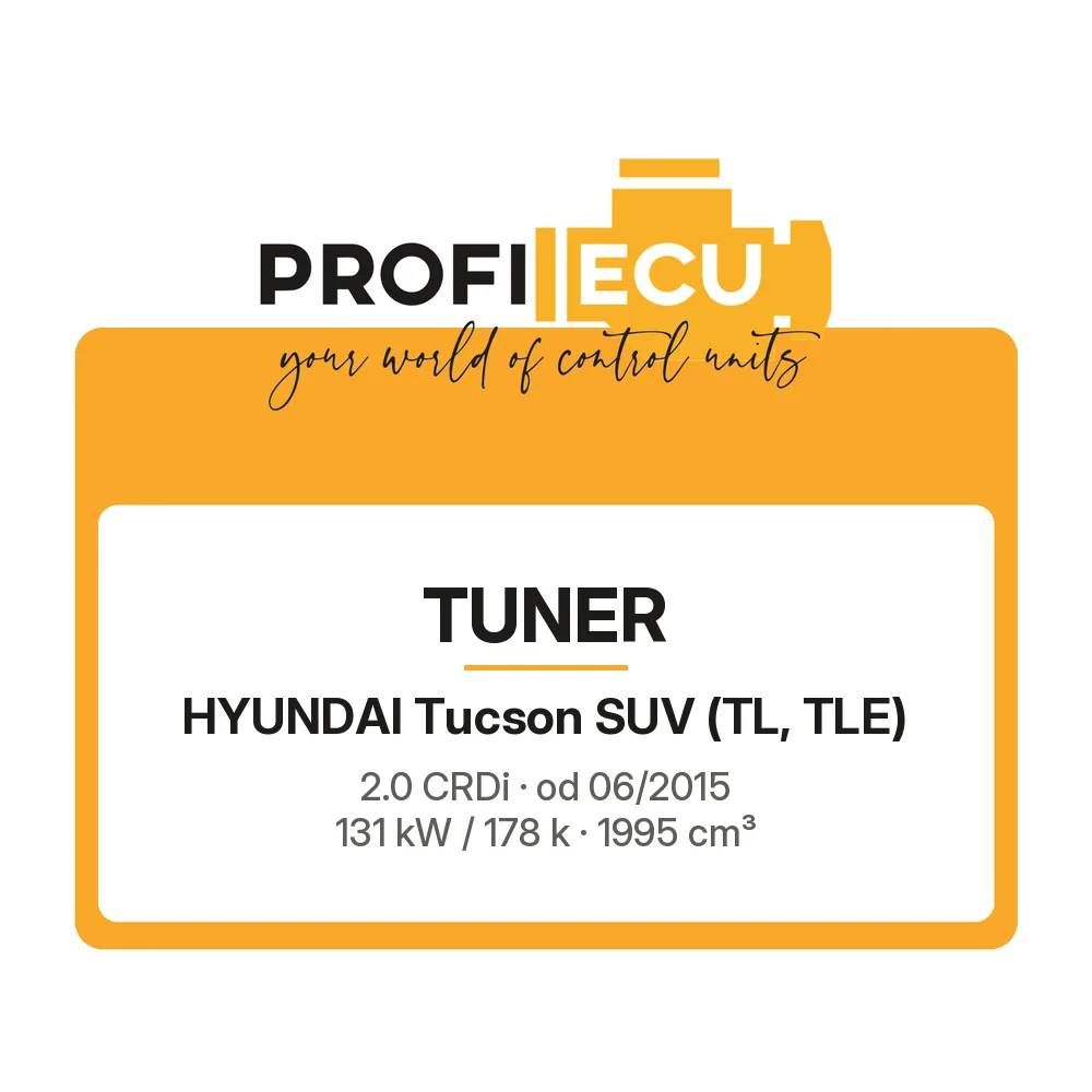 Etiketa ProfiECU: Tuner pro Hyundai Tucson SUV 2.0 CRDi 131 kW