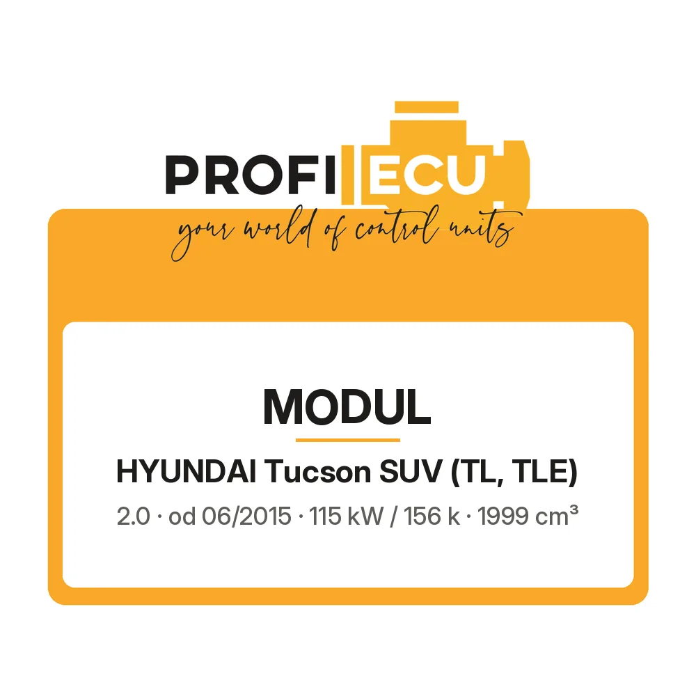 Etiketa ProfiECU: Modul pro Hyundai Tucson SUV 2.0 115 kW