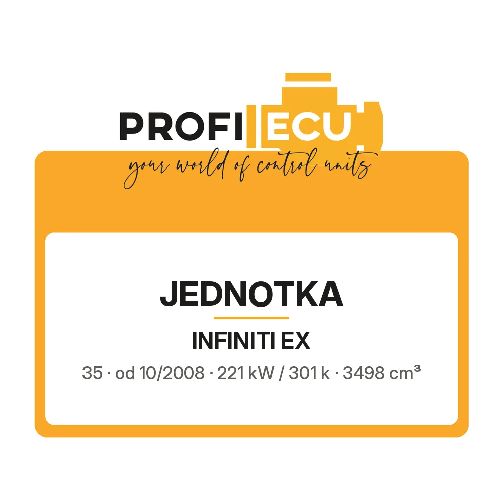 Etiketa ProfiECU: Jednotka pro Infiniti EX 35 221 kW