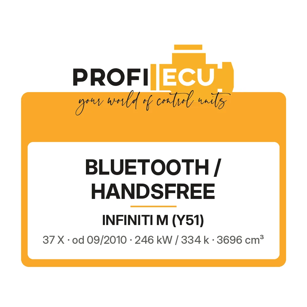 Etiketa ProfiECU: Bluetooth / Handsfree pro Infiniti M 37 X 246 kW