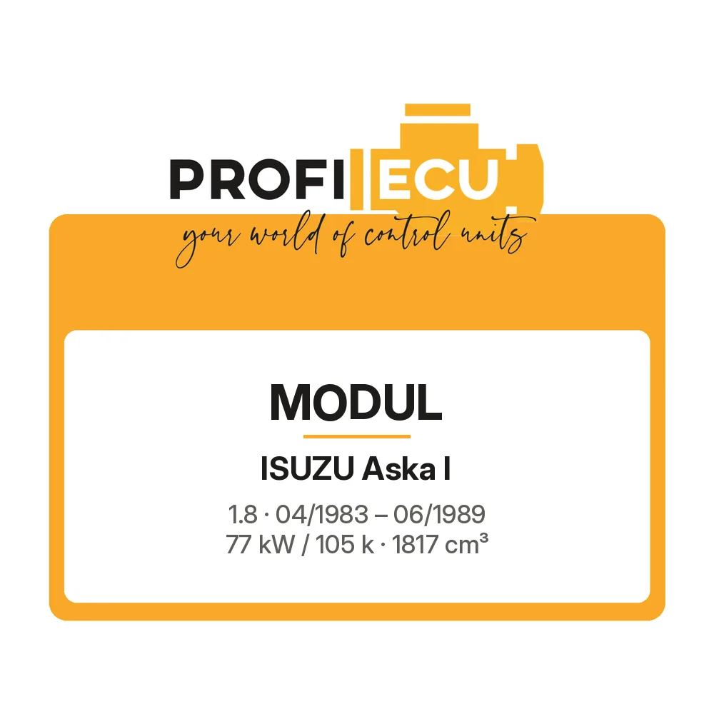 Etiketa ProfiECU: Modul pro Isuzu Aska I 1.8 77 kW