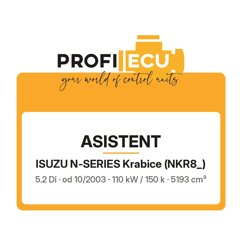 Etiketa ProfiECU: ASISTENT pro Isuzu N-SERIES Krabice 5.2 Di 110 kW