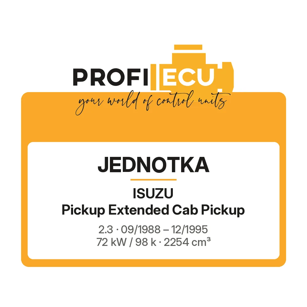 Etiketa ProfiECU: Jednotka pro Isuzu Pickup Extended Cab Pickup 2.3 72 kW