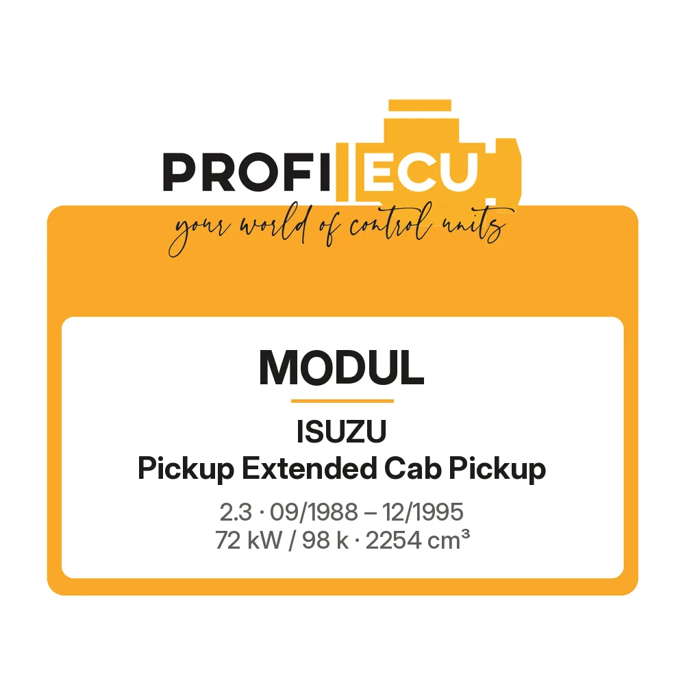 Etiketa ProfiECU: Modul pro Isuzu Pickup Extended Cab Pickup 2.3 72 kW