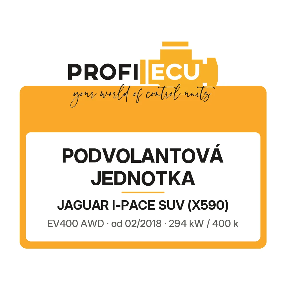 Etiketa ProfiECU: Podvolantová jednotka pro Jaguar I-PACE SUV EV400 AWD