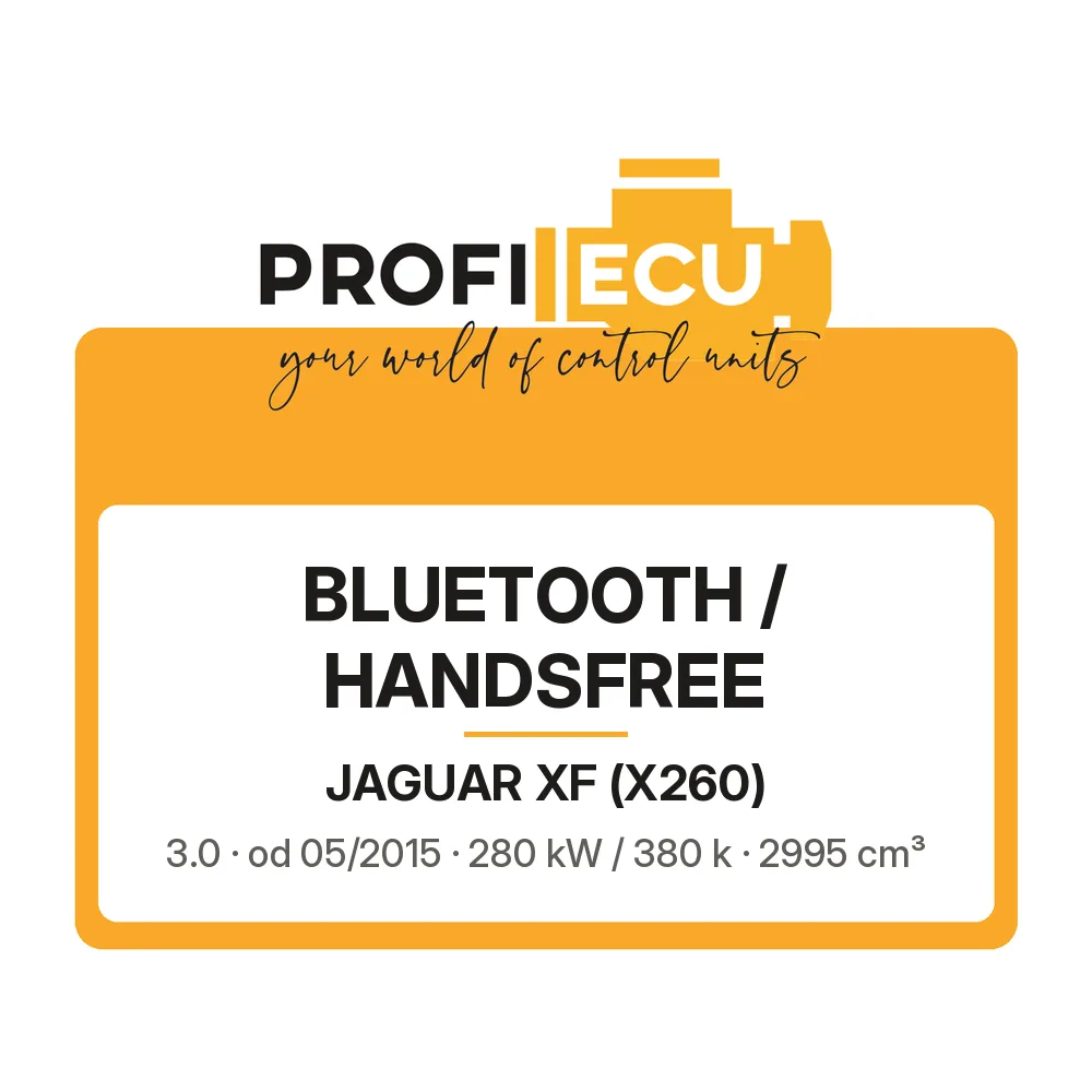 Etiketa ProfiECU: Bluetooth / Handsfree pro Jaguar XF 3.0 280 kW