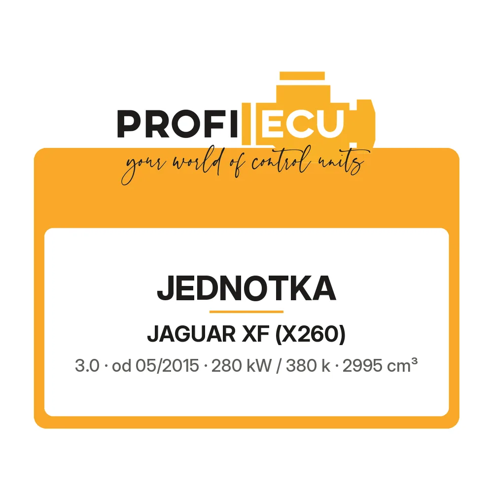 Etiketa ProfiECU: Jednotka pro Jaguar XF 3.0 280 kW