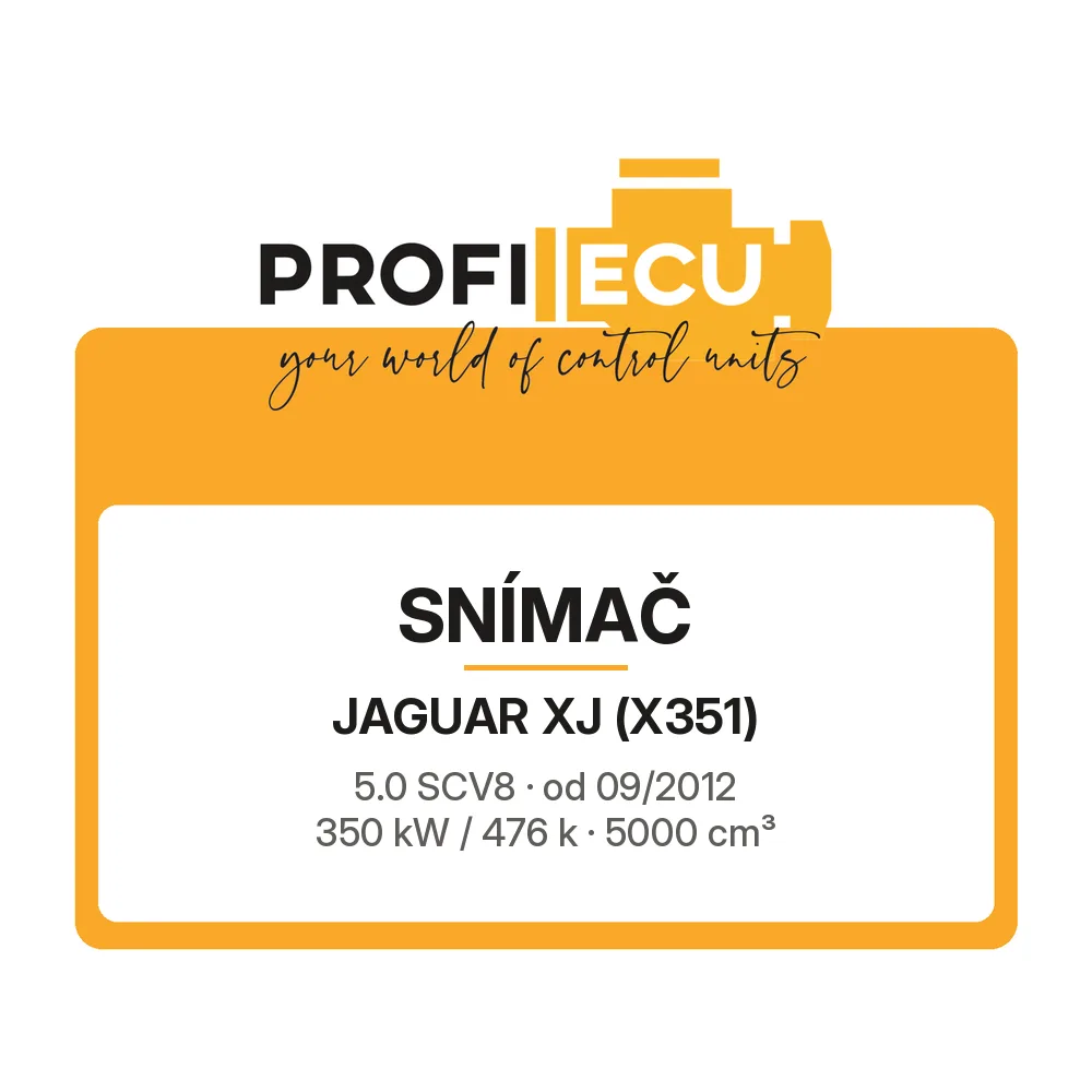 Etiketa ProfiECU: Snímač pro Jaguar XJ 5.0 SCV8 350 kW
