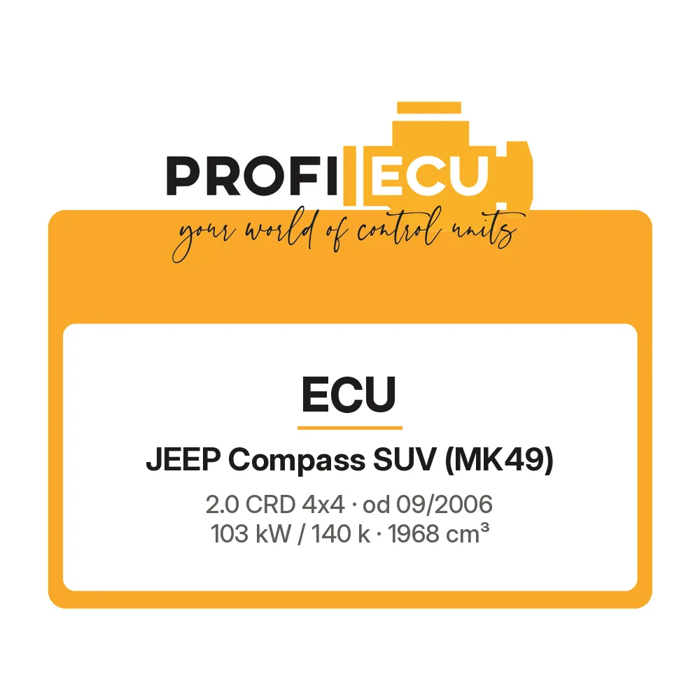 Etiketa ProfiECU: ECU pro Jeep Compass SUV 2.0 CRD 4x4 103 kW