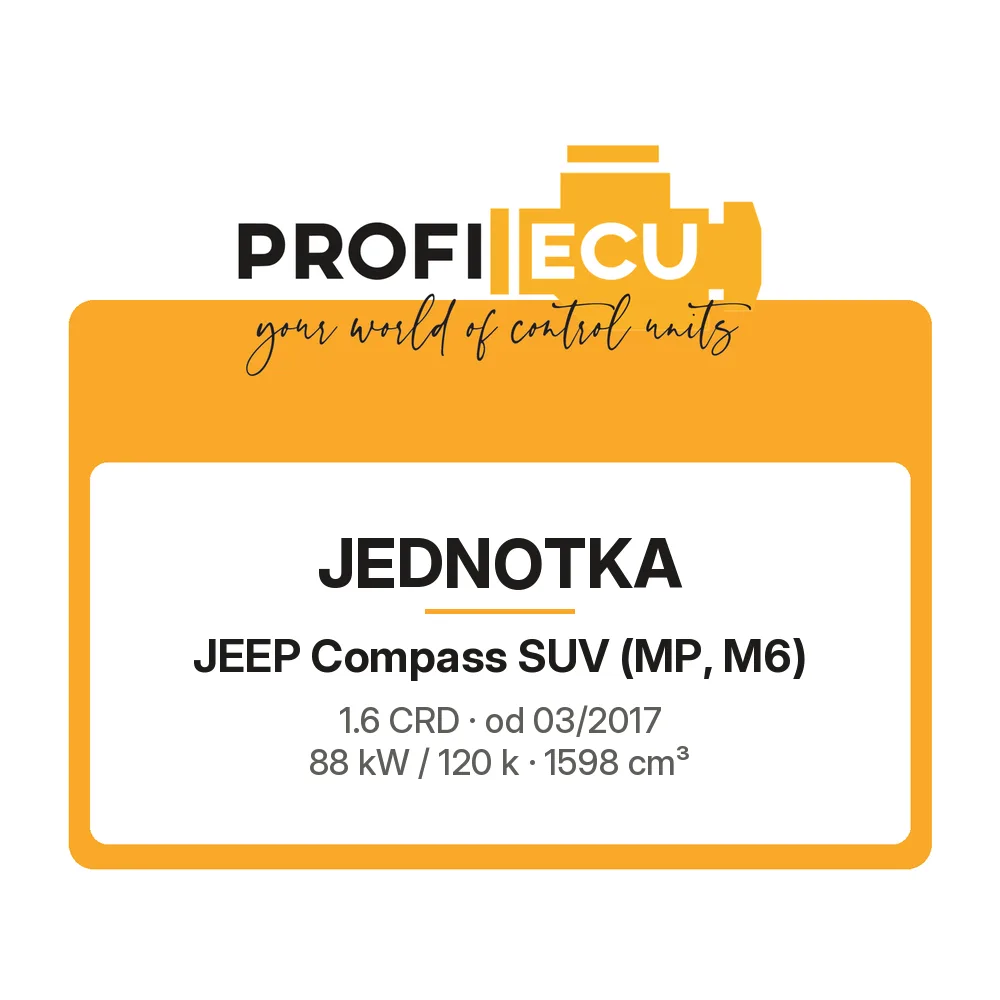 Etiketa ProfiECU: Jednotka pro Jeep Compass SUV 1.6 CRD 88 kW