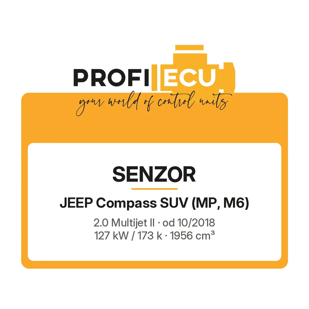 Etiketa ProfiECU: Senzor pro Jeep Compass SUV 2.0 Multijet II 127 kW