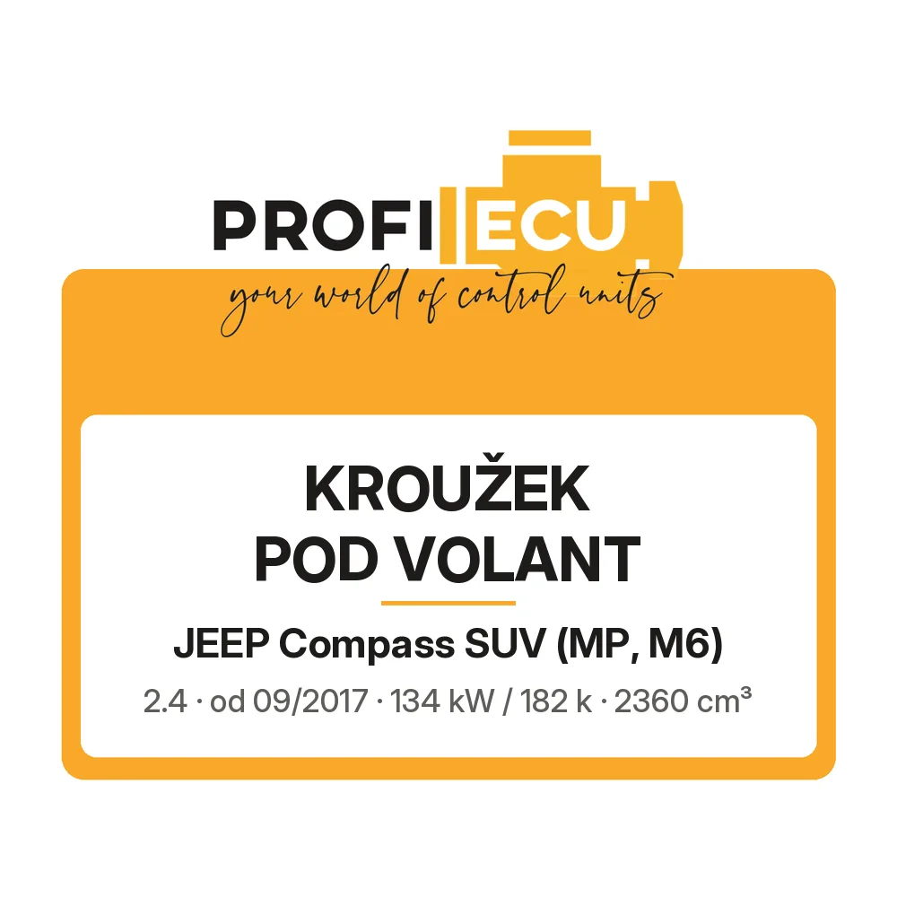 Etiketa ProfiECU: Kroužek pod volant pro Jeep Compass SUV 2.4 134 kW