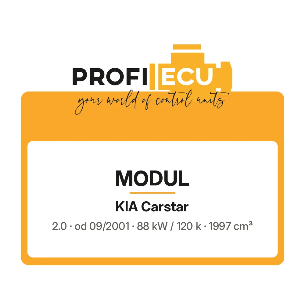 Etiketa ProfiECU: Modul pro Kia Carstar 2.0 88 kW