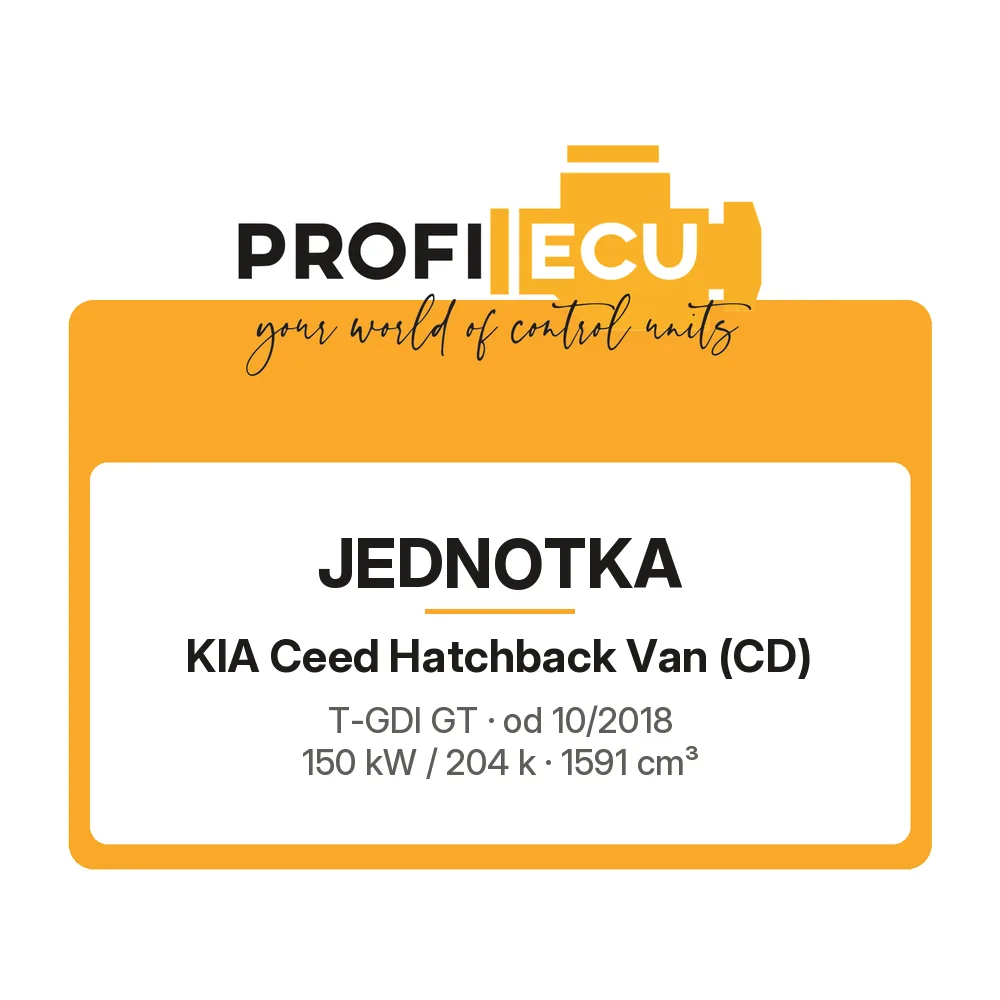 Etiketa ProfiECU: Jednotka pro Kia Ceed Hatchback Van T-GDI GT 150 kW