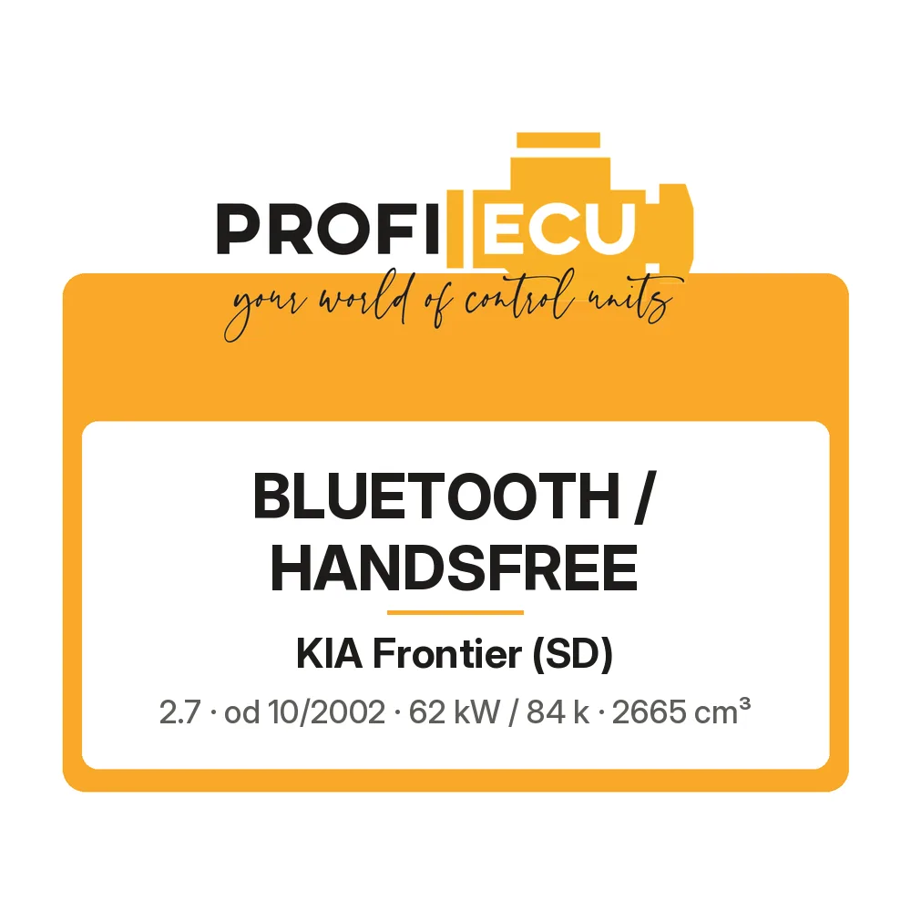 Etiketa ProfiECU: Bluetooth / Handsfree pro Kia Frontier 2.7 62 kW