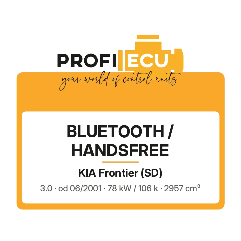 Etiketa ProfiECU: Bluetooth / Handsfree pro Kia Frontier 3.0 78 kW