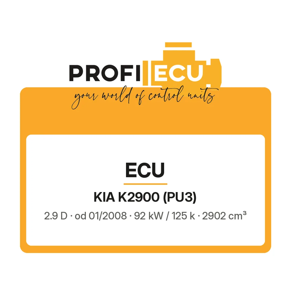 Etiketa ProfiECU: ECU pro Kia K2900 2.9 D 92 kW