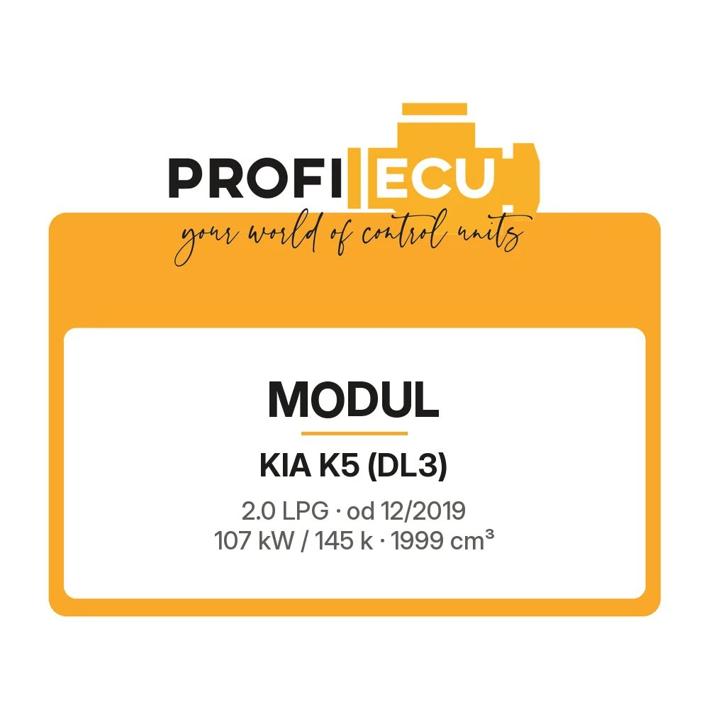 Etiketa ProfiECU: Modul pro Kia K5 2.0 LPG 107 kW