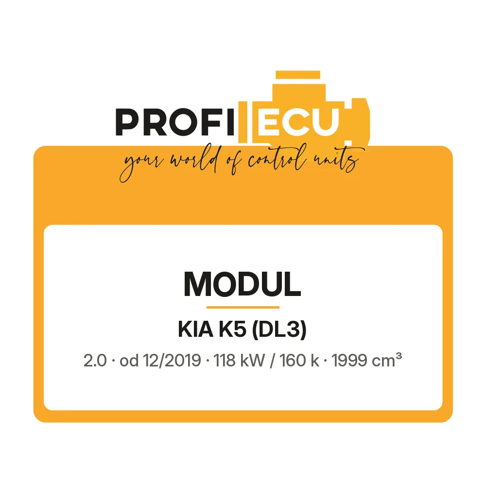 Etiketa ProfiECU: Modul pro Kia K5 2.0 118 kW