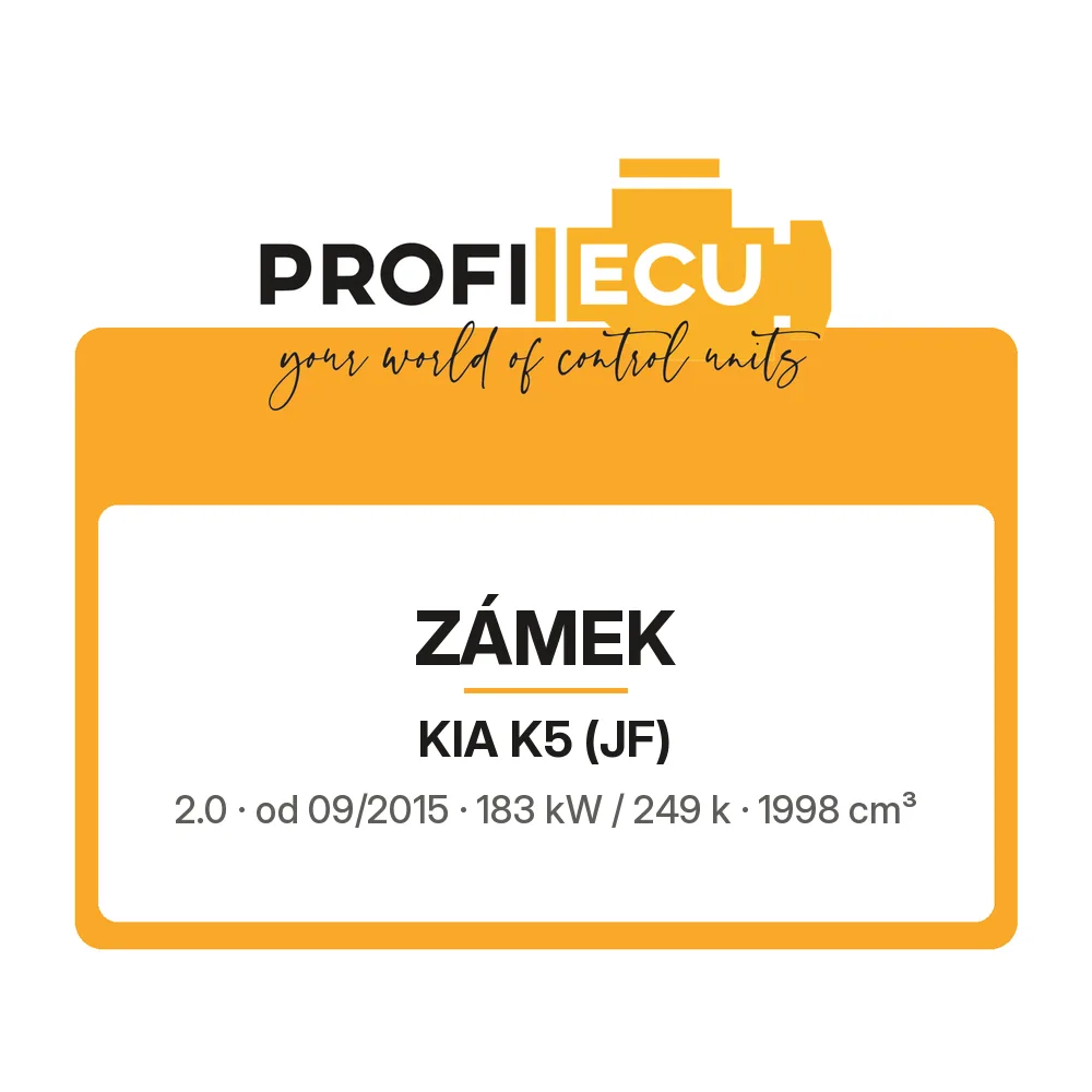 Etiketa ProfiECU: Zámek pro Kia K5 2.0 183 kW